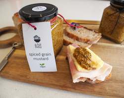 Condiments: SPICED GRAIN MUSTARD -270ml
