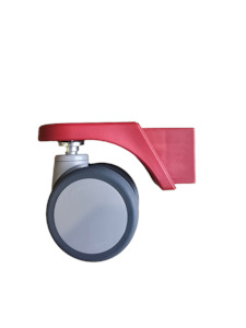 Floor Hoist Parts: Molift Hoist Front 75mm Castor - Kit
