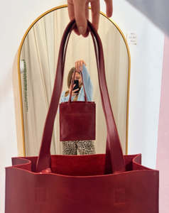 CATIE TOTE- RED