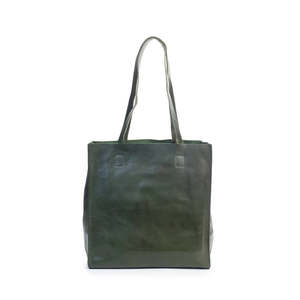 Dusky Robin Handbags: CATIE TOTE-GREEN