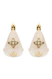 AMIRA GEM EARRING - PEARL
