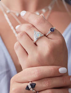 Be The Light Opal Ring- Silver