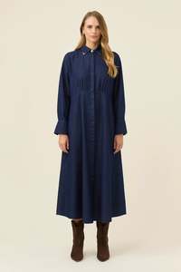 Sale: SLOAN DENIM MAXI DRESS- INDIGO