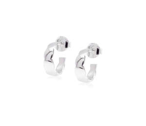 Earrings: SEYCHELLE HOOPS- SILVER
