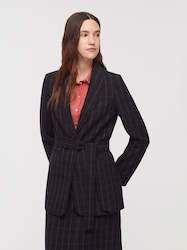 Women: Ikebana Window Check Blazer