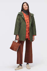 Women: Detachable Parka in Navy or Forest