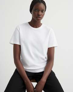 Tops: White Classic Tee KOWTOW