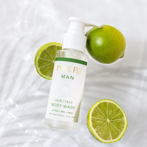 Pure Fiji: Pure Fiji MAN Hair, Face & Body Wash | Citrus, Lime & Mint