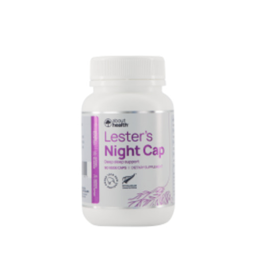 Lester's Night Cap - Deep Sleep Support About Health