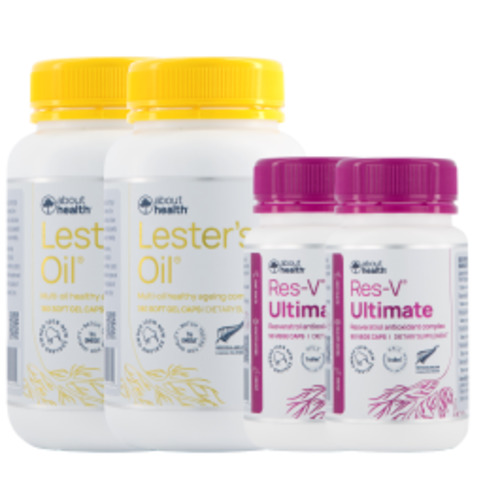 Lester's Oil: Your Powerful Omega 3 Supplement: Lester's Oil & Res-V Ultimate Combo About Health