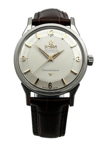 Products: Omega Constellation 1963 PIE PAN Automatic Stainless Steel Mens Wristwatch Ref 167.005 Calibre 551 Fully Serviced