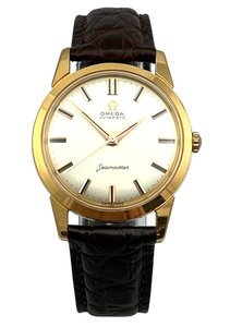 Products: Omega 1960 18ct Yellow Gold Seamaster (RARE) Automatic Mens Wristwatch Ref OT14704 Serviced and in Exceptional Condition