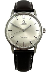 Products: Omega 1968 Seamaster Automatic Date Stainless Steel mens Wristwatch Ref 165.002 Serviced