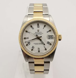 Past Sales — About Time: Rolex Oyster Perpetual Automatic in Stainless steel and 18ct Gold Ref 68273 Year 2000