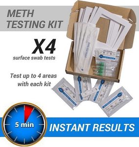 Products: 4x DIY Instant Meth Test Kits – Recommended for 1 bedroom