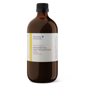 Healthcare: Massage Oil: Deep Relaxation