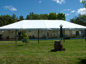 10x20 Clipframe Marquee (incl. white walls)