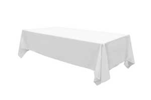 Linen: Tablecloth 2.4m White