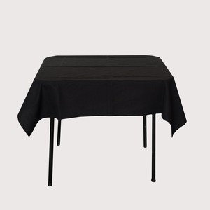 Linen: Tablecloth - Square 137cmx137cm, black