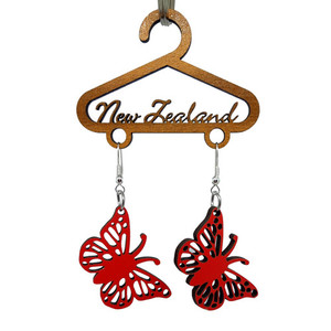 Products: Butterfly Earrings Abstract Design