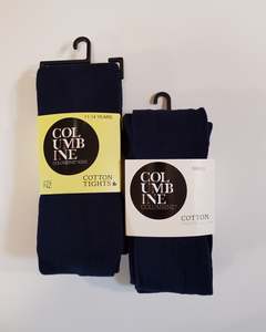 Cotton Tights - Navy