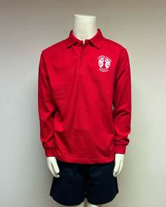 Linton Camp School: Linton Camp Polo Shirt - L/S