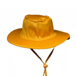 Wide Brim Hat - Gold