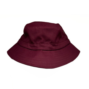 Maroon Bucket Hat