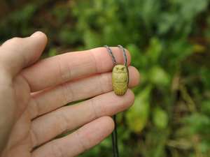 Products: Little Pounamu Ruru — A Carved Piece