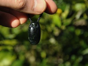 Tangiwai Pounamu Ruru 2 — A Carved Piece