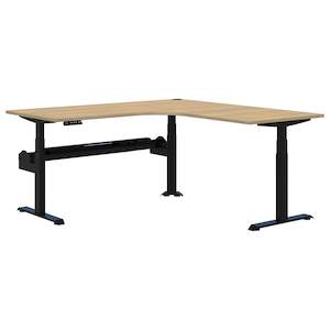 Desks: Fiord+ 90° Electric Corner Workstation Desk