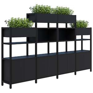 Storage: Grid 40 Storage / Planter Display Wall - 4-5 Tier