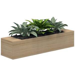 Nz Made: Table Top Planter Box inc Artificial plants