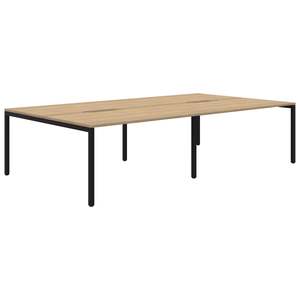 Desks: Avero Fixed Height Desk - 4 pod back to back