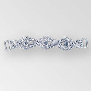 Bikini Connectors: Twist Diamond Brief Connector