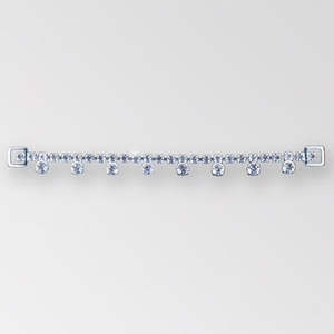 1 Row with Hanging Diamonds Brief Connector