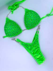 Velvet Neon Green quick ship