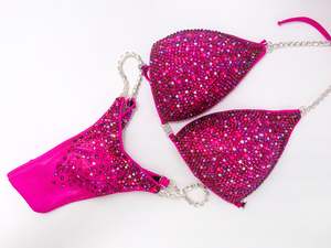 Quick Ship Bikinis: Barbie Pink Ex Rental