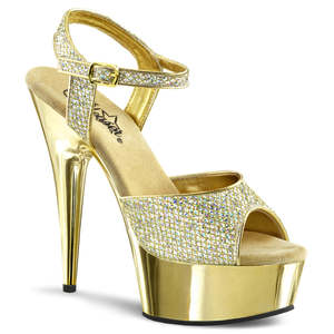 Competition Heels: Delight 609 Gold