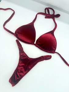 Scarlet Red Velvet Posing Bikini