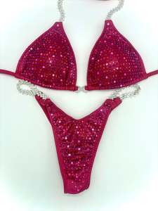 Quick Ship Bikinis: Raspberry Red Bikini