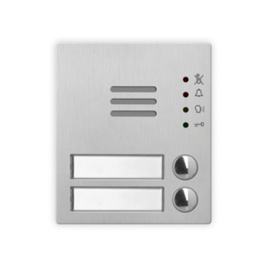GSM Module 2-Button - Stainless Steel Finish