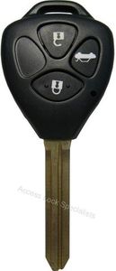 Automotive Locks & Keys: Toyota TOY43 Key - 3 Button Shell 2001-2010 H/D
