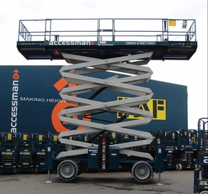 Products: 20 Metre Rough Terrain Scissor Lifts - Accessman Group Making Height Easy