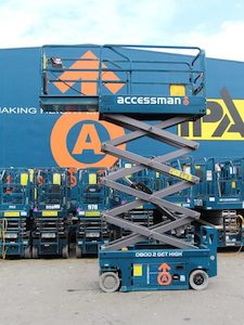 Products: 6 Metre Electric Scissor Lifts - Accessman Group Making Height Easy