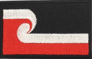 Flag Patch of NZ - Maori Flag Patch 100% Embroidered - Tino Rangatiratanga flag