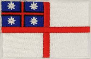 New Zealand Flag Patches: Flag Patch of NZ - United Tribes - Te Whakaminenga o Nga Rangatiratanga o Nga Hapu o Nu Tireni