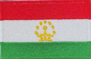 Tajikstan Flag Patch
