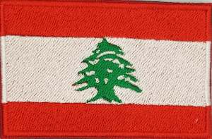 World Flags: Lebanon Flag Patch