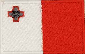 World Flags Flags Of Africa: Malta Flag Patch
